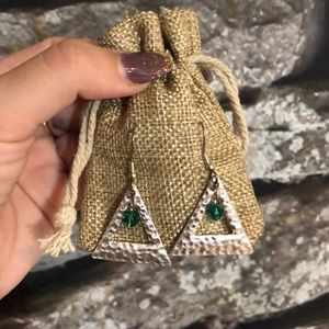 Gorgeous silver color earrings